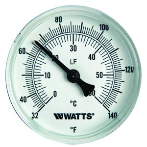WATTS LFTB-2 1/2-2 32-140 1/2 Bimetall-Thermometer, 1/2 Zoll Einlass, 32 bis 248 Grad. F | BT6PAK 0121667