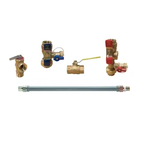 WATTS LFTV75KIT24NW Water Heater Kit, 3/4 Inch Double Union Valve Set | BR2YAV 0242447