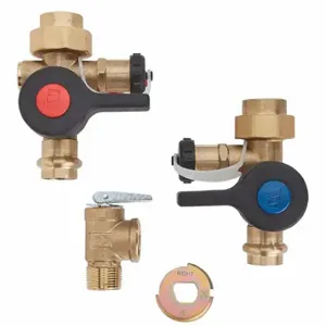 WATTS LFTWHG2-FT-HC-RV Tankless Water Heater Kit, Copper Silicon Alloy, 150 Psi Max. Op Pressure | CU9TWE 785EP3