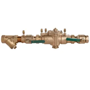 WATTS LFU009M2-QT-S 2 Quarter Turn Shutoff Valve, Inline, 2 Inch Size, Bronze | CC3NVC 0122842