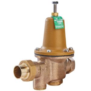 WATTS LFU5B-S Z3 1 1/2 Water Pressure Reducing Valve, 25 To 75 Psi, 1 1/2 Inch Size, Copper Silicon | BP3LUY 0125283