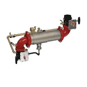 WATTS M500Z-BFG-LM 3 Reduced Pressure Detector Backflow Preventer Assembly, 3 Inch Size, Stainless Steel | CC7YQF 0206673