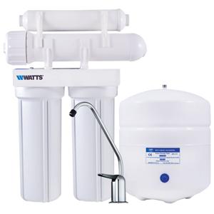 WATTS PWRO4 Reverse Osmosis System, 4 Stage, 100 Deg. F | BP7UNJ 7100103
