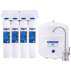 WATTS PWROKC4 Reverse Osmosis System, 4 Stage, 100 Deg. F | BP7UQK 7100107