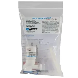 WATTS PWVTTOTALIRON Indivisual Visual Test Kit | BQ3FYB 7100700