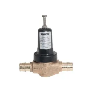 WATTS RC105-CEFXCEF 3/4 Water Pressure Reducing Valve, 25 To 75 Psi, 3/4 Inch Size, Copper Silicon Alloy | CA7TUC 0125554