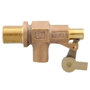 WATTS ST750 3/4 Float Valve, 3/4 Inch Connection, 125 Psi Pressure | BZ2XVT 0770181