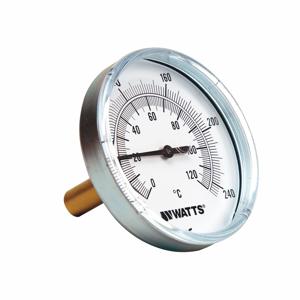 WATTS LFTB-3-2 32-248 1/2 Bimetal Thermometer, 1/2 Inch Inlet, 32 To 248 Deg. F | BT6RFF 0121672