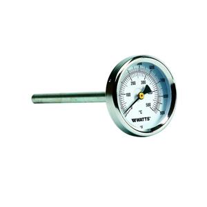 WATTS TBC-21/2-4-32-932 Bimetal Thermometer, 4 Inch Probe, 32 To 932 Deg. F | BT4VJV 0615660