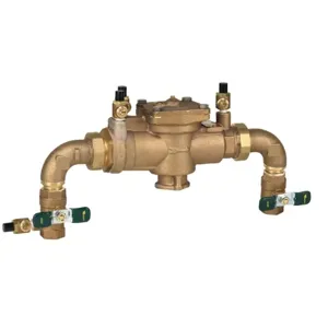 WATTS U009-A-PC-QT 3/4 Reduced Pressure Zone Assembly, Inline, 3/4 Inch Size, Bronze | CA9DBF 0063005