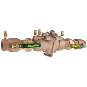 WATTS U009M2-PC-QT 2 Quarter Turn Shutoff Valve, Inline, 2 Inch Size, Bronze | CB8HCG 0436070