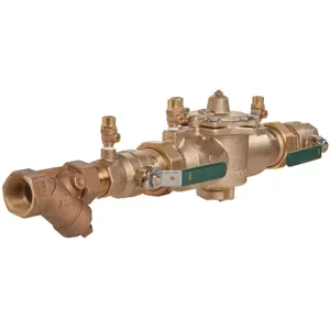 WATTS U009M2-QT-S-SH 1 1/2 Quarter Turn Shutoff Valve, Inline, 1 1/2 Inch Size, Bronze | CA9DBN 0063173