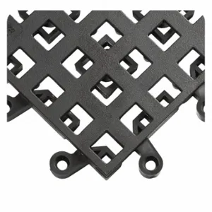 WEARWELL 560.78X18X18BK Interlocking Drainage Mat Tile, Interlocking Drainage Mat Tile, 18 Inch x 18 in | CU9UAJ 43UN86