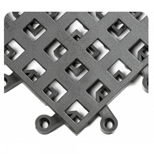 WEARWELL 564 Modular Drainage Tiles Charcoal 18 x 18in | AC3NMM 2UYC1