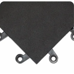 WEARWELL 568.78x18x18BK-CS10 Mat, Interlocking Antifatigue Mat Tile, 18 Inch x 18 in, 568, Smooth, Black, Vinyl, 10 PK | CU9UAX 793G98