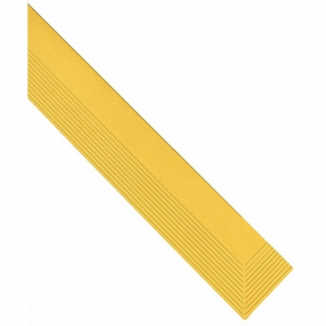 WEARWELL 572 Modular Safety Edging Female Yellow Material CFR Rubber | AD7DGM 4DNG1