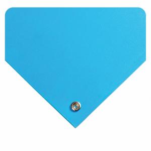 WEARWELL 793.18X2X4SB Esd Work Surface Material, 2Ft X 4Ft, Blue | CU9UCE 43UR85