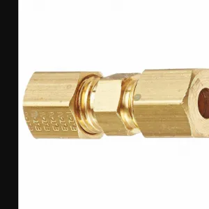 WEATHERHEAD 62X4 Compression Union, Brass, Compression x Compression, For 1/4 x 1/4 Inch tube O.D. | CH9WZG 20KF97