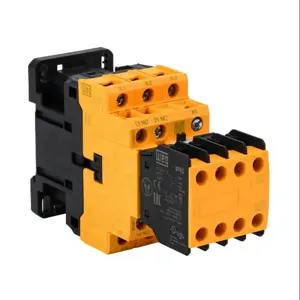 WEG CWBS12-33-30D02 Iec Safety Contactor, 12A, 3 N.O. Power Poles, 3 N.O./3 N.C. Safety Auxiliary Contacts | CV6NRY