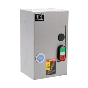 WEG ESW-B12D15A-R30 Manual Motor Starter, Pushbutton, 12A, 3-Pole, 120 VAC Coil Voltage, Thermal Overload | CV6TZG