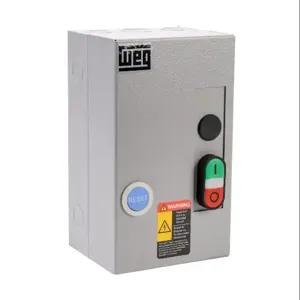 WEG ESW-B12D39A-R30 Manual Motor Starter, Pushbutton, 12A, 3-Pole, 480 VAC Coil Voltage, Thermal Overload | CV6TZH