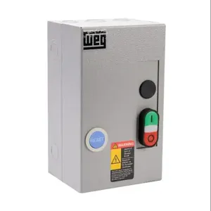 WEG ESW-B12V24A-R30 Manual Motor Starter, Pushbutton, 12A, 3-Pole, 208-240 VAC /180-208 VAC Coil Voltage | CV6TZJ