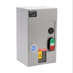 WEG ESW-B18V24A-R32 Manual Motor Starter, Pushbutton, 18A, 3-Pole, 208-240 VAC /180-208 VAC Coil Voltage | CV6TZM