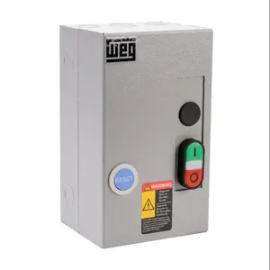 WEG ESW-B25D15A-R33 Manual Motor Starter, Pushbutton, 25A, 3-Pole, 120 VAC Coil Voltage, Thermal Overload | CV6TZN