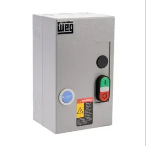 WEG ESW-B32V24A-R34 Manual Motor Starter, Pushbutton, 32A, 3-Pole, 208-240 VAC /180-208 VAC Coil Voltage | CV6TZU