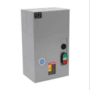 WEG ESW-B50D15A-R71 Manual Motor Starter, Pushbutton, 50A, 3-Pole, 120 VAC Coil Voltage, Thermal Overload | CV6UAB