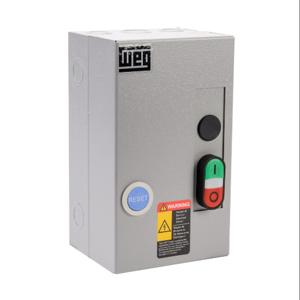 WEG ESW-B9D15A-R27 Manual Motor Starter, Pushbutton, 9A, 3-Pole, 120 VAC Coil Voltage, Thermal Overload | CV6UAX