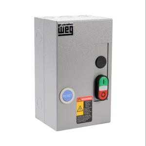 WEG ESW-B9D15A-R28 Manual Motor Starter, Pushbutton, 9A, 3-Pole, 120 VAC Coil Voltage, Thermal Overload | CV6UAY