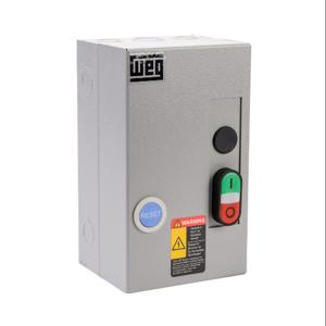 WEG ESW-B9D39A-R28 Manual Motor Starter, Pushbutton, 9A, 3-Pole, 480 VAC Coil Voltage, Thermal Overload | CV6UBF
