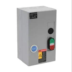 WEG ESWS-B12V24A-RM30 Manual Motor Starter, Pushbutton, 12A, 2-Pole, 208-240 VAC /180-208 VAC Coil Voltage | CV6UBR