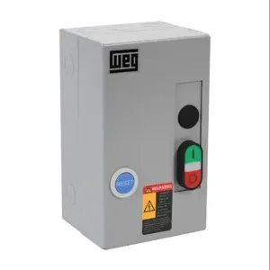 WEG ESWS-B18D15A-RM32 Manual Motor Starter, Pushbutton, 18A, 2-Pole, 120 VAC Coil Voltage, Thermal Overload | CV6UBU