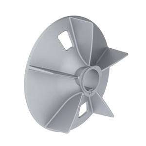 WEG FAN-E2804P-AL-W22 Fan, 8/6/4 Pole, Aluminum | BB8DZZ