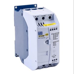 WEG SSW050010T2246TPZ Compact Soft Starter, 10A, 220/460 VAC At 3-Phase, Trip Class 5, Rated For 4 Start/Hour | CV6WLN