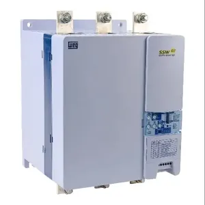 WEG SSW070255T5SH1Z Basic Soft Starter, 255A, 220/460/575 VAC At 3-Phase, Trip Class 5/10/20/30 | CV6WLW