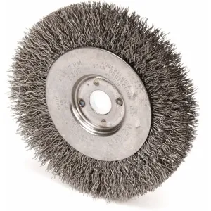 WEILER 00134 Crimped Wire Wheel Brush Threaded Arbor | AC9KFF 3H439