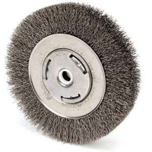 WEILER 06080 Crimped Wire Wheel Brush Arbor 6 Inch | AC8GJH 3A196