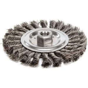 WEILER 08106 Twist Wire Wheel Brush Threaded Arbor | AE9HUF 6JXC5