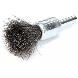 WEILER 10001 Crimped Wire End Brush Steel 1/2 inch | AC9KGD 3H611