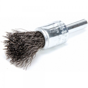 WEILER 10002 Crimped Wire End Brush Steel 1/2 inch | AC9KGE 3H613