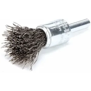 WEILER 10003 Crimped Wire End Brush Steel 1/2 inch | AC9KGF 3H615