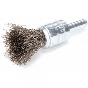 WEILER 10014 Crimped Wire End Brush Stainless Steel | AC9KGH 3H619