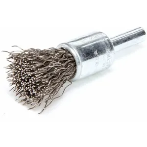 WEILER 10015 Crimped Wire End Brush Stainless Steel | AC9KGJ 3H621