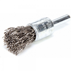 WEILER 10016 Crimped Wire End Brush Stainless Steel | AC9KGK 3H623
