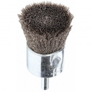 WEILER 10021 Crimped Wire End Brush Stainless Steel | AB9XDB 2FZ08