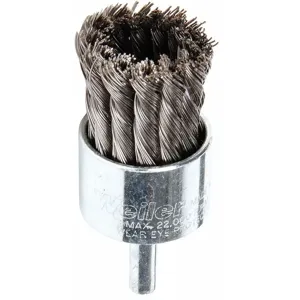 WEILER 10027 Knot Wire End Brush Steel 1-1/8 inch | AD7KZD 4F710