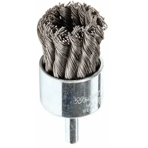 WEILER 10028 Knot Wire End Brush Steel 1-1/8 inch | AC8GJP 3A202